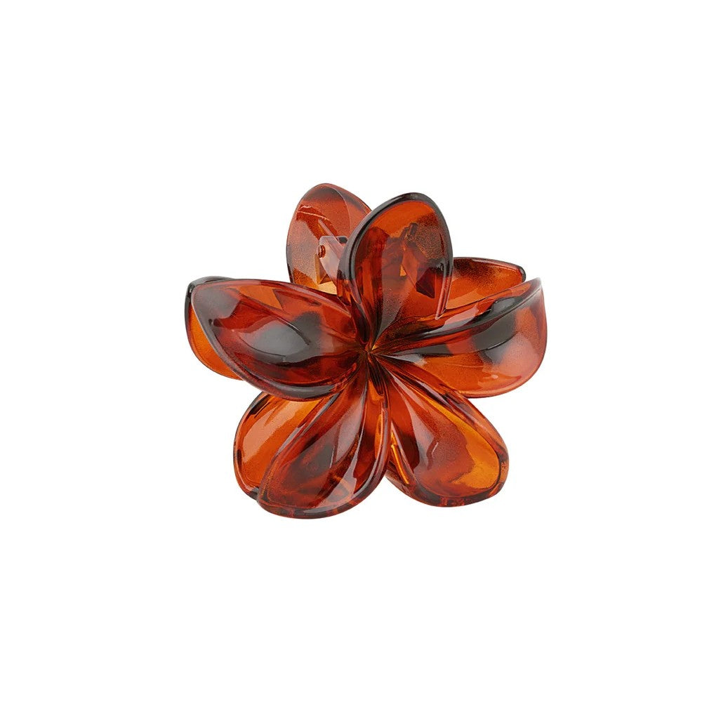 FERMAGLIO FIORE LEOPARDATO