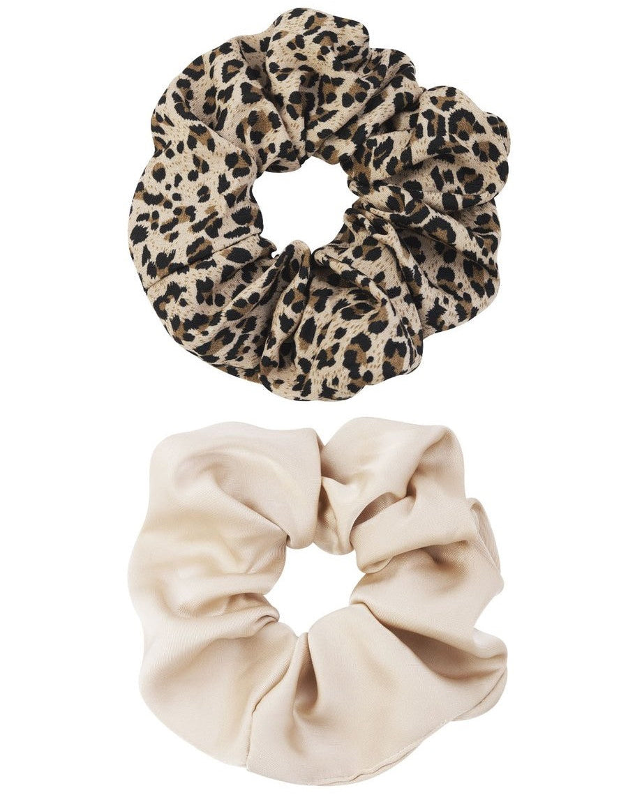LEOPARD DUO SCRUNCHIE - LARGE